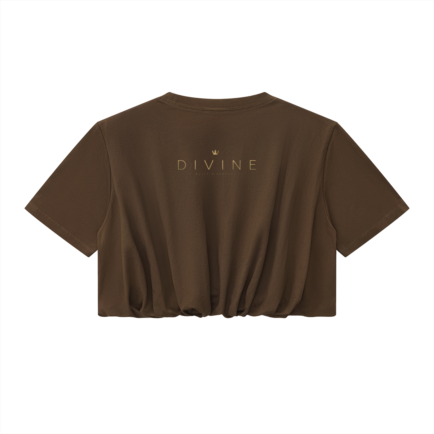 Women’s Crop Bubble Hem T-Shirt