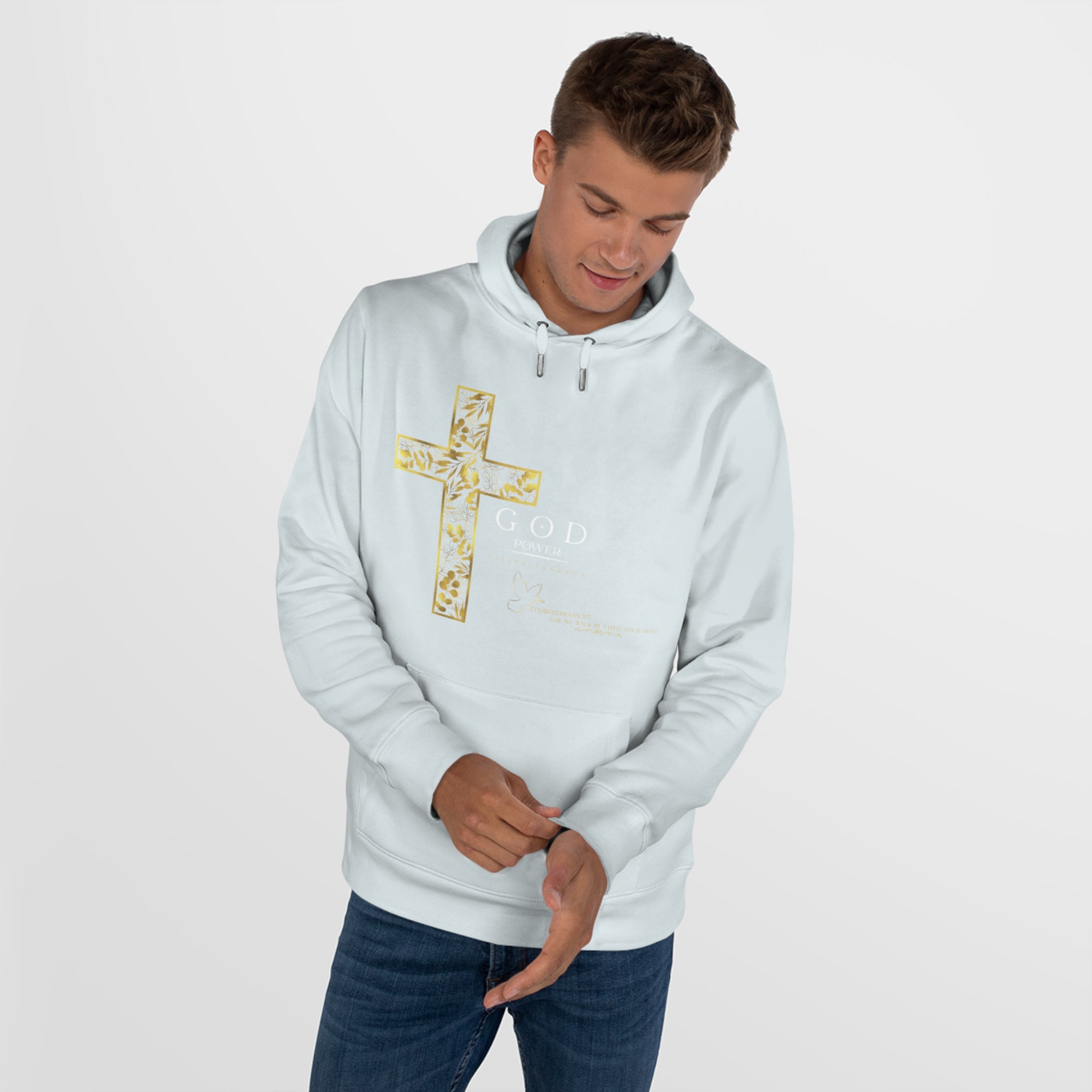 God Power Hoodie-Corinthians 5:7 Hoodie