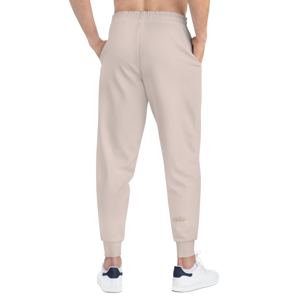 Minimal Embossed 'AMBITIOUS' Joggers