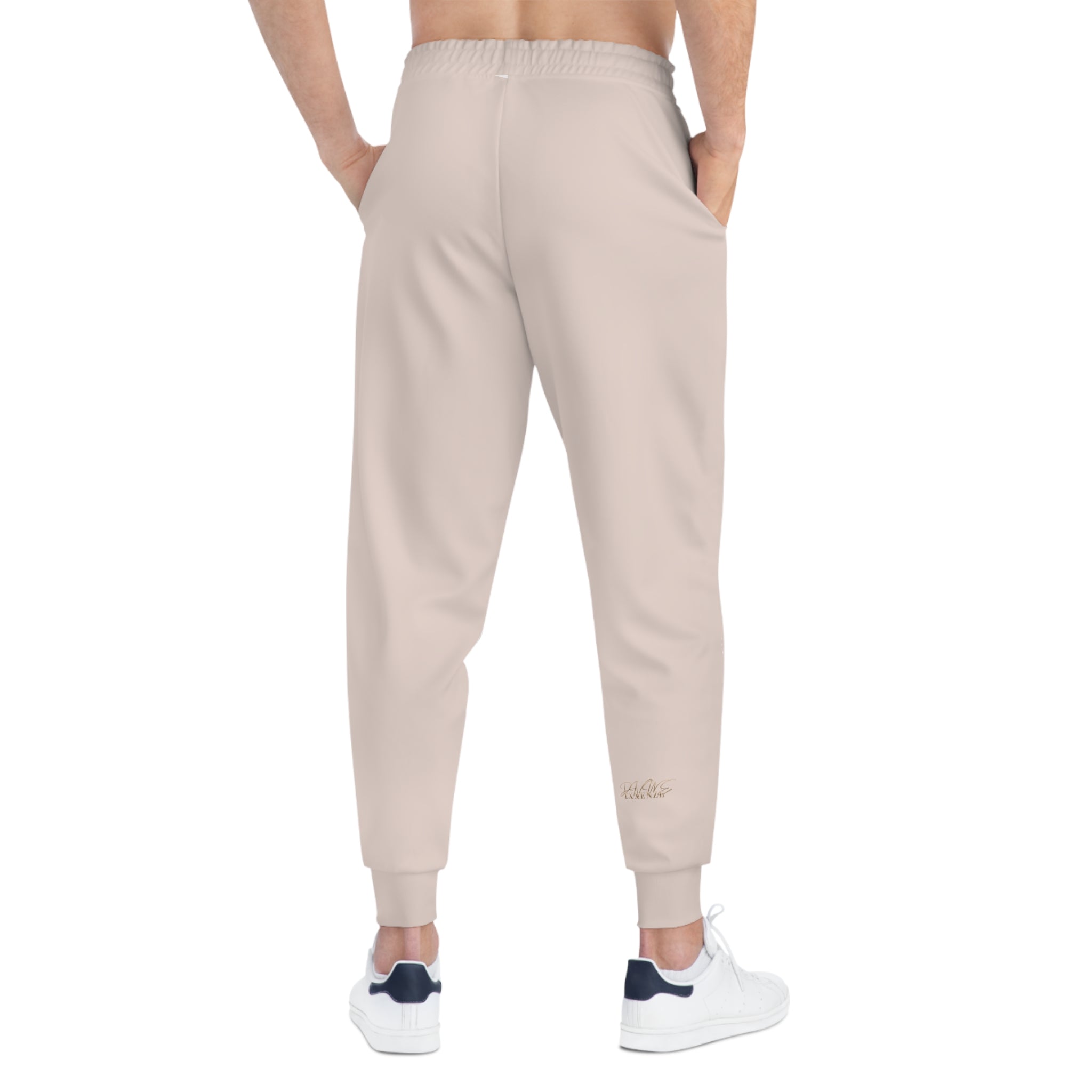 Minimal Embossed 'AMBITIOUS' Joggers