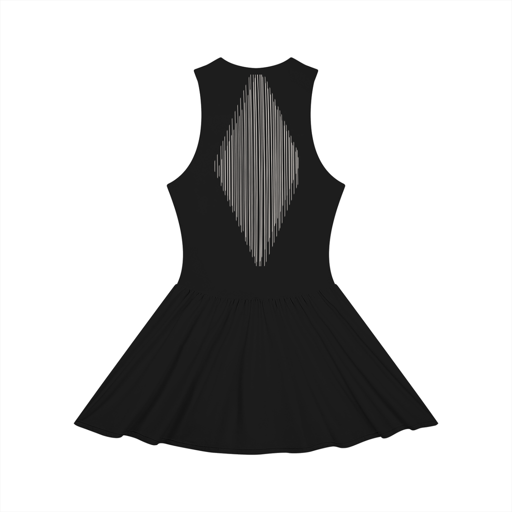 Women’s Ruched Sleeveless Full-Zip Dress