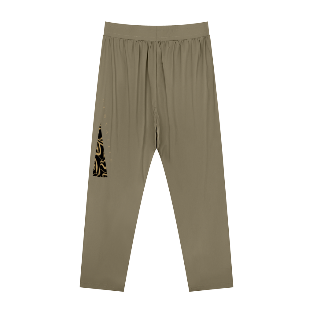 Men's Straight Leg Elastic Waist Pants
