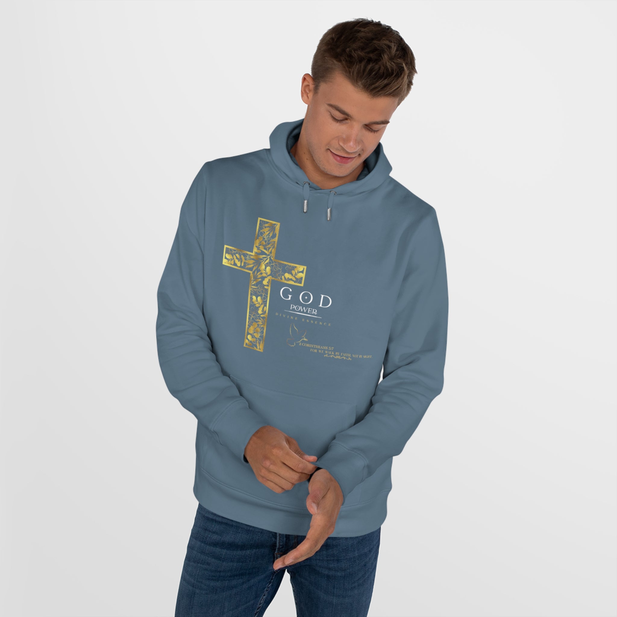 God Power Hoodie-Corinthians 5:7 Hoodie