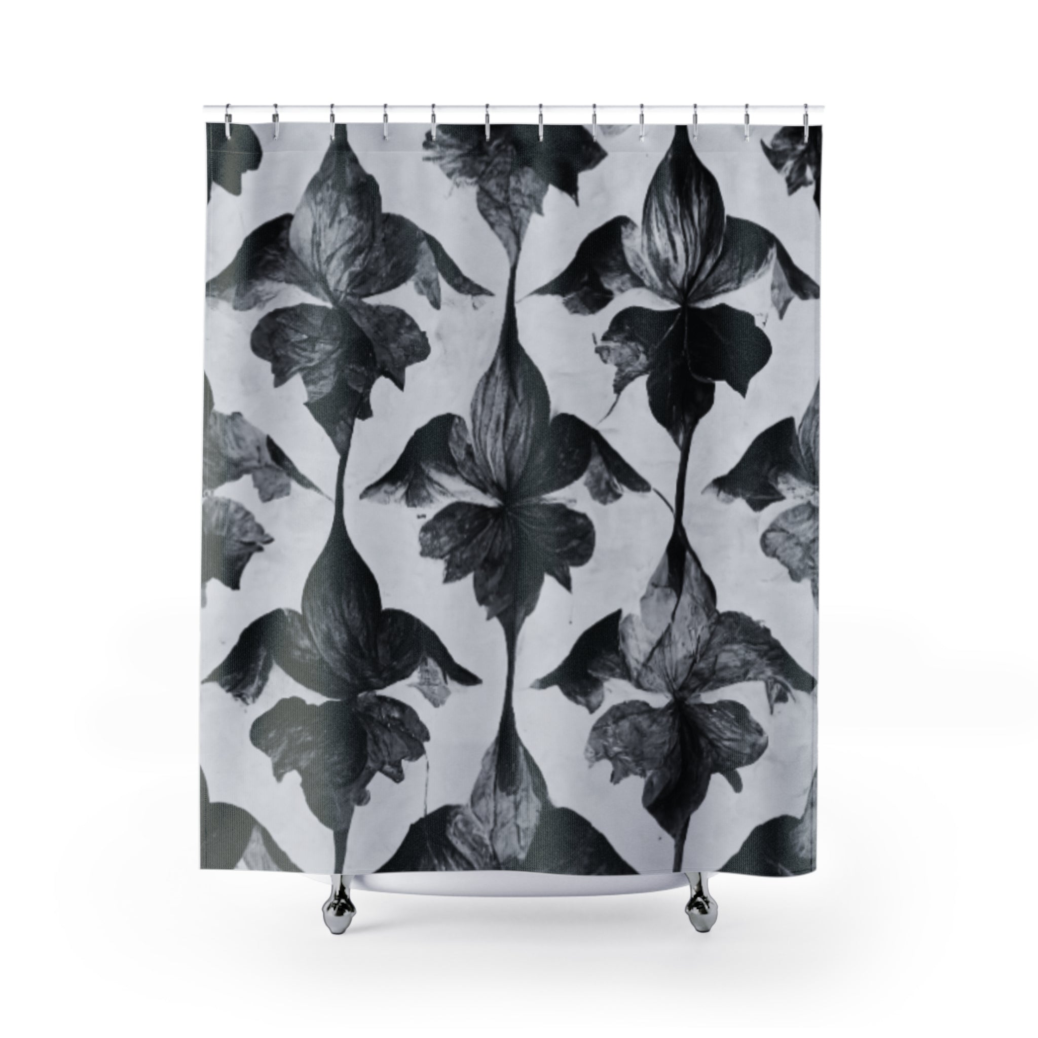 Midnight Botanica™ Shower Curtain
