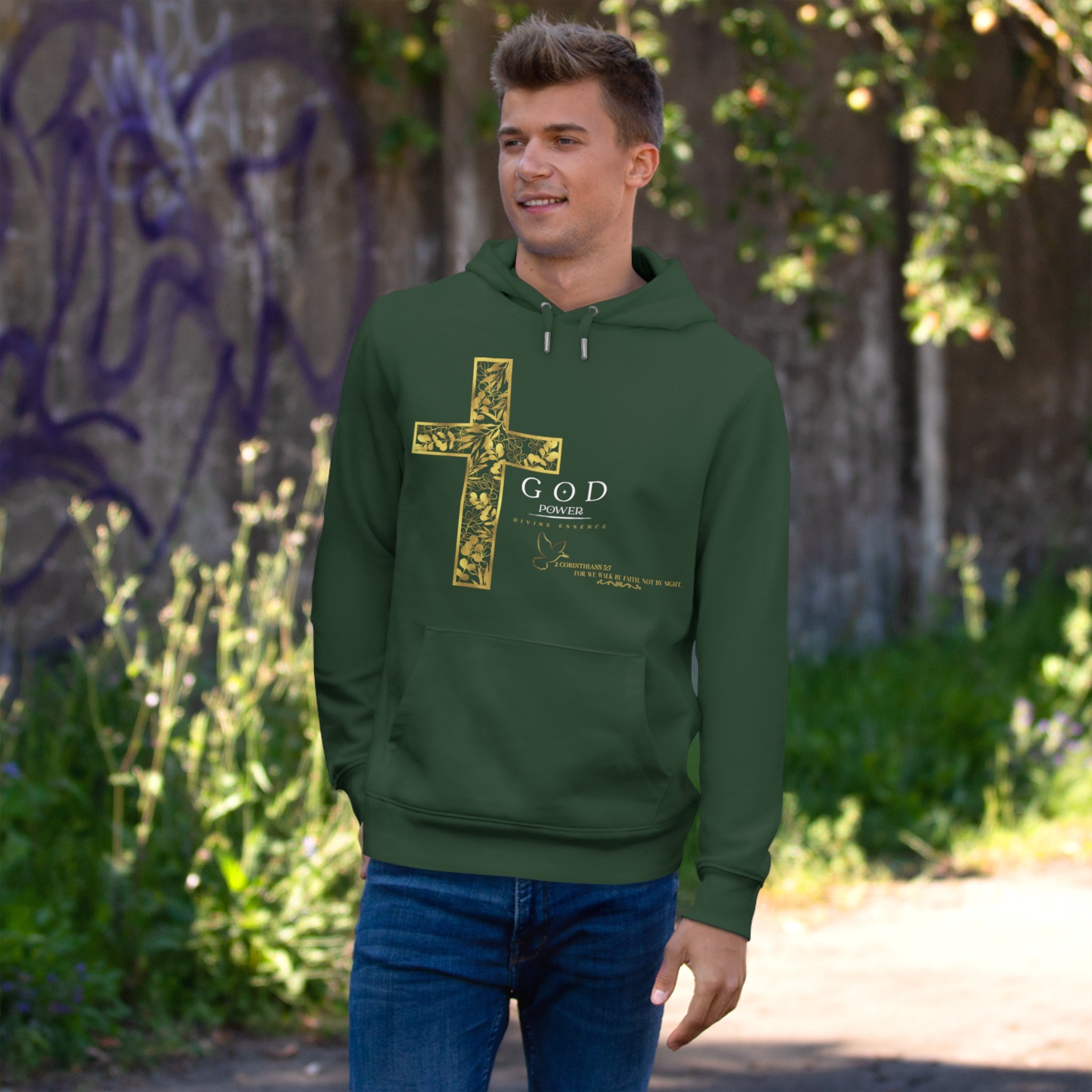 God Power Hoodie-Corinthians 5:7 Hoodie