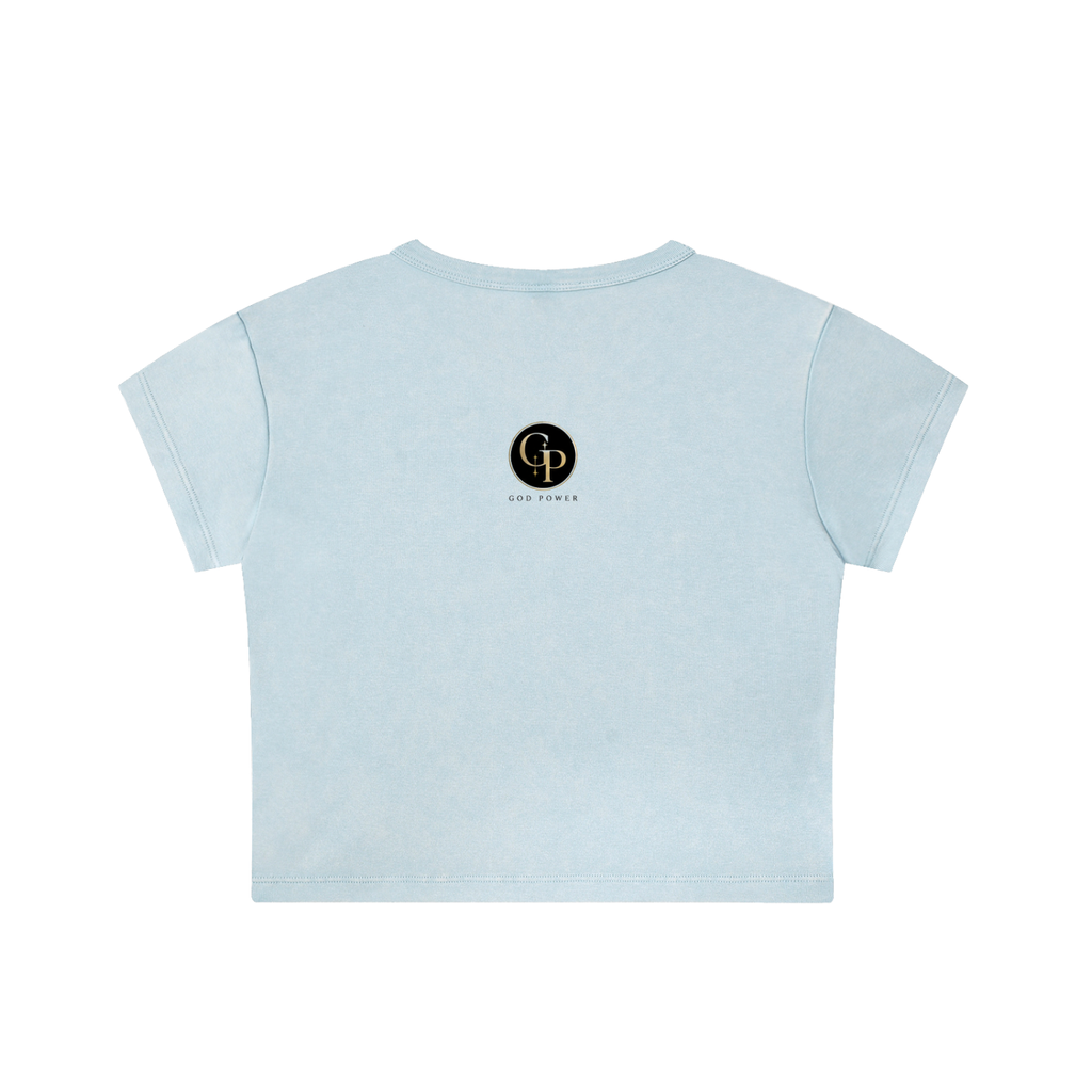Snow Washed Crop Top
