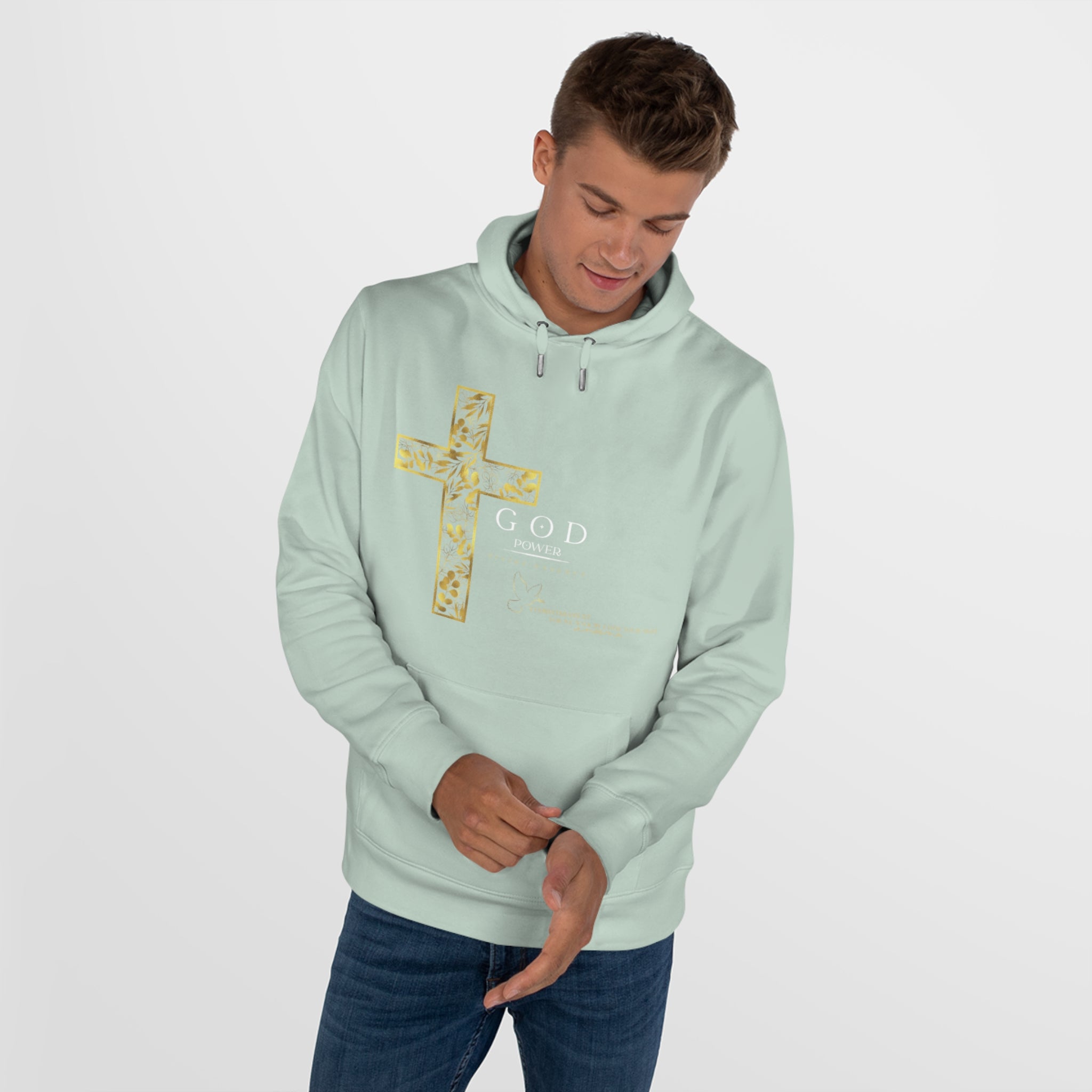 God Power Hoodie-Corinthians 5:7 Hoodie