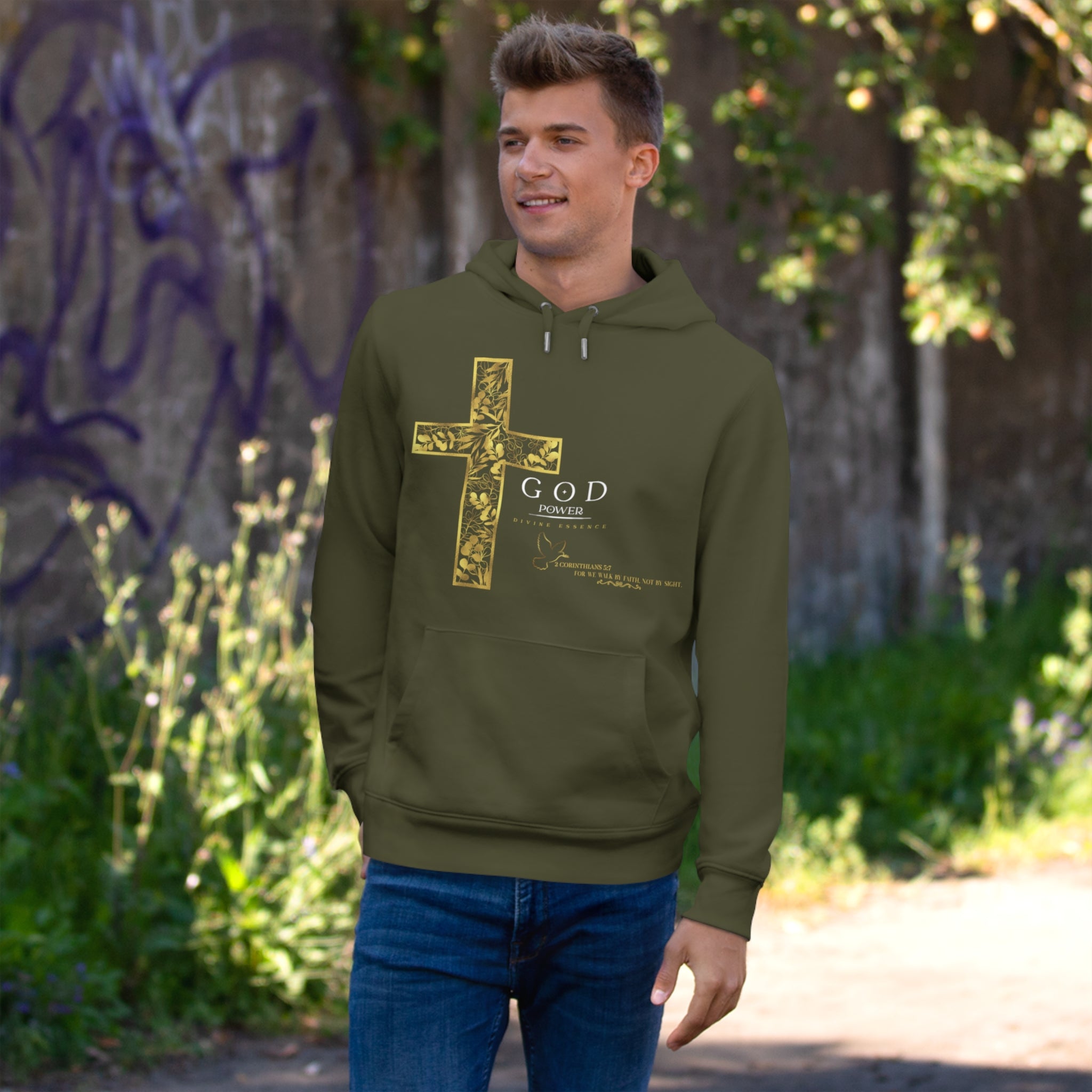 God Power Hoodie-Corinthians 5:7 Hoodie