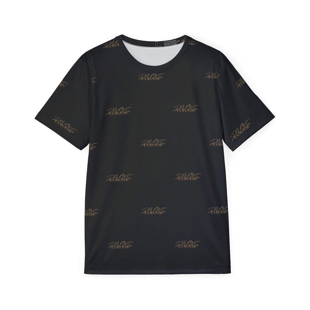 Men's Black Gold Exxenze Logo All-Over Print