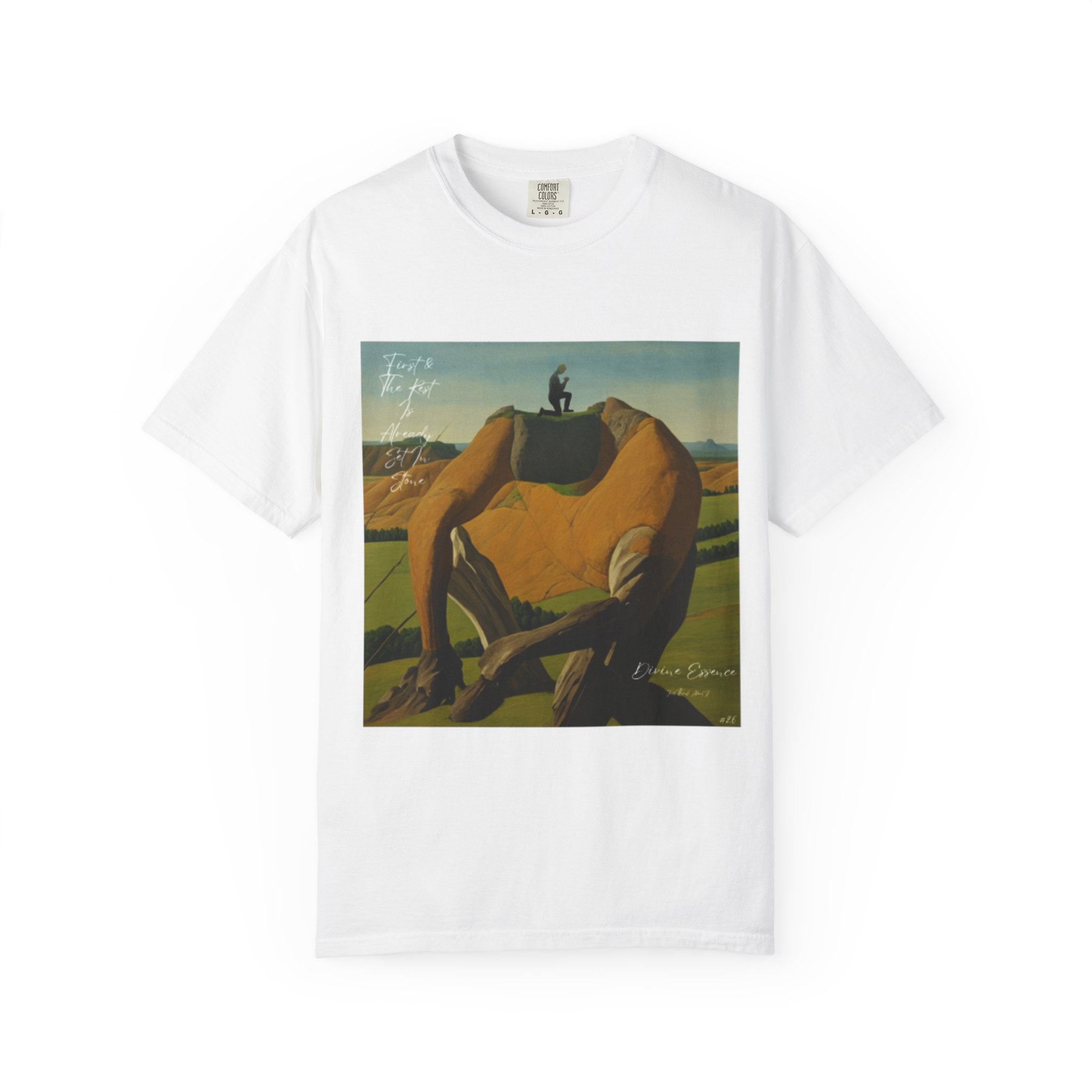 T-Shirt — Surreal Giant and Rider Art Print Tee
