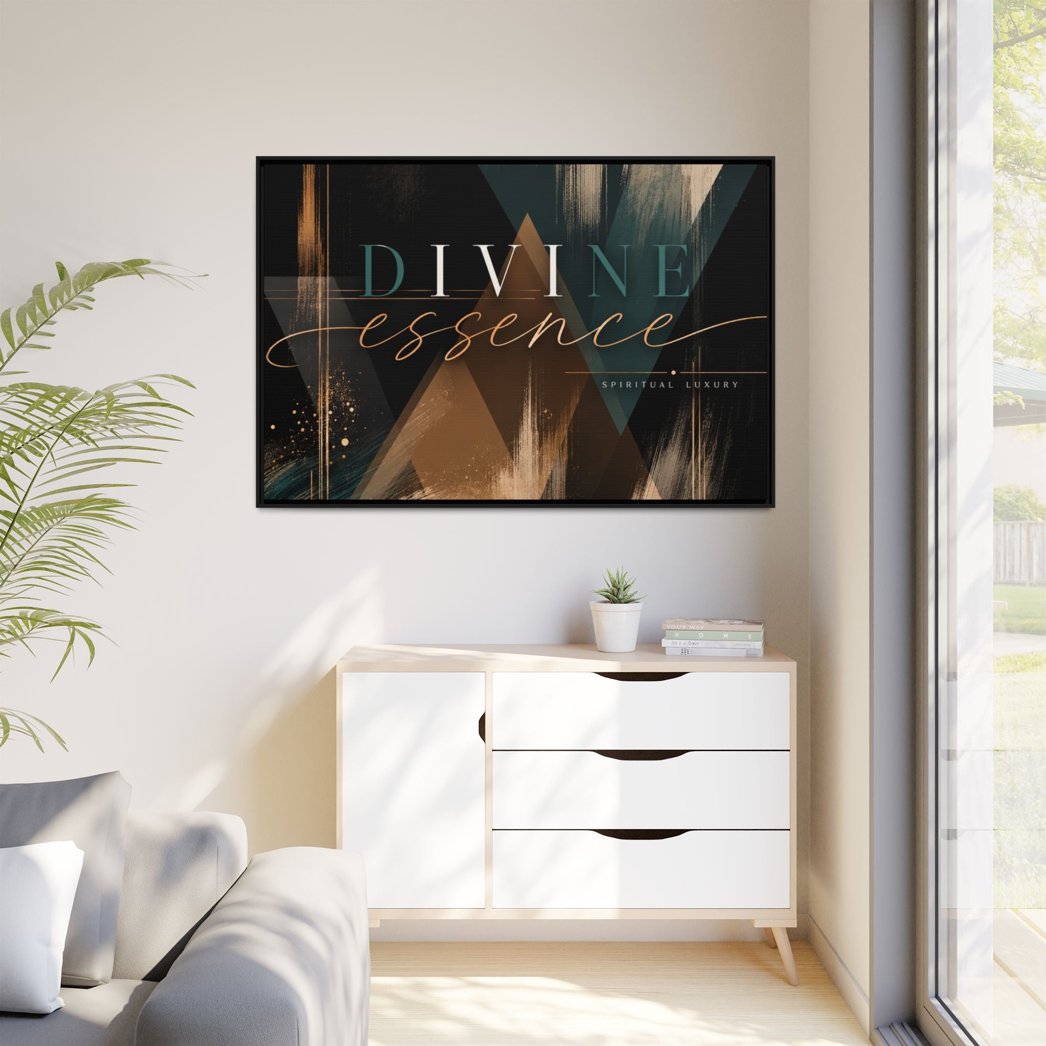 Divine Essence" Abstract Spiritual Luxury Wall Decor