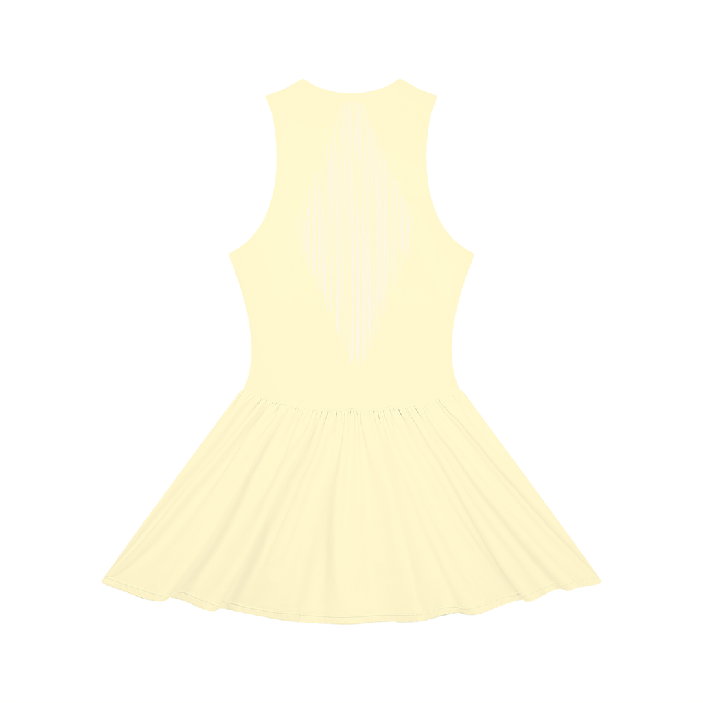 Women’s Ruched Sleeveless Full-Zip Dress
