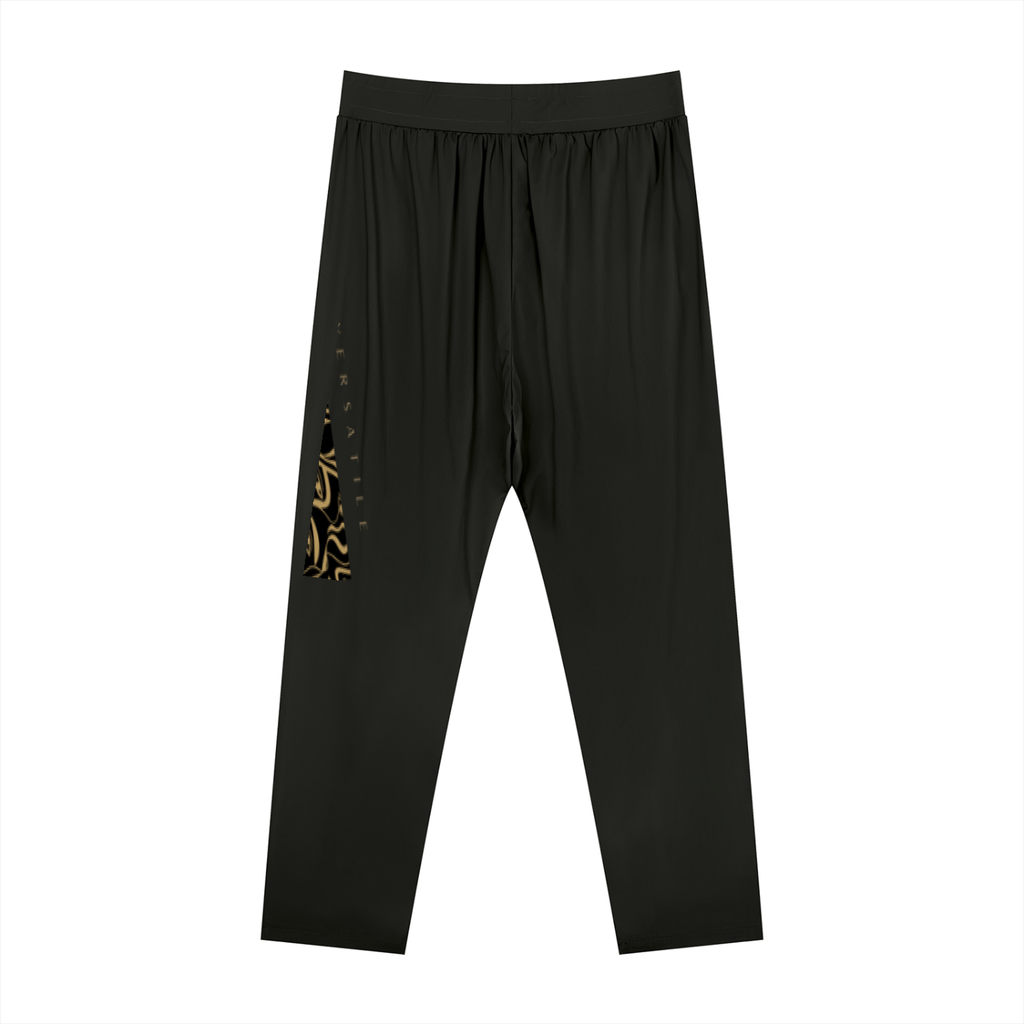 Men's Straight Leg Elastic Waist Pants