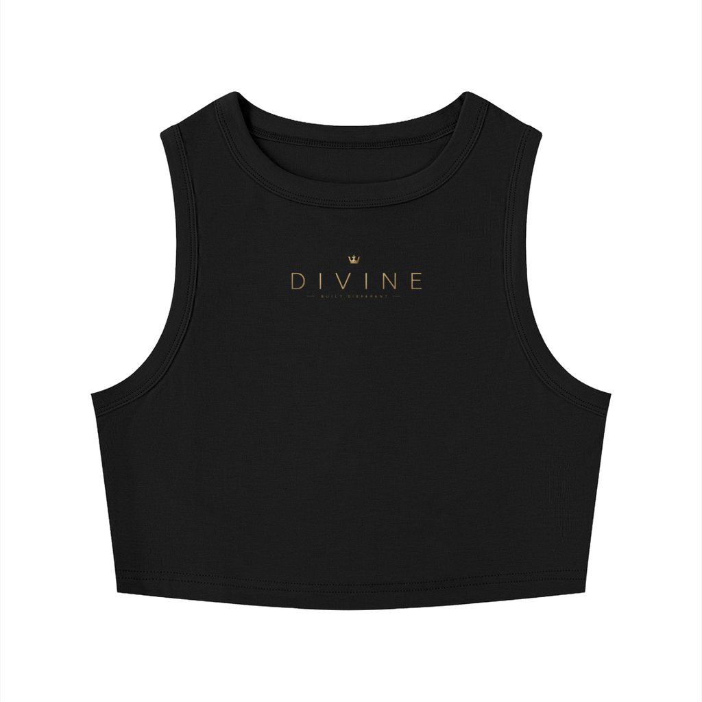 Women's Tight Crewneck Crop Tank Top