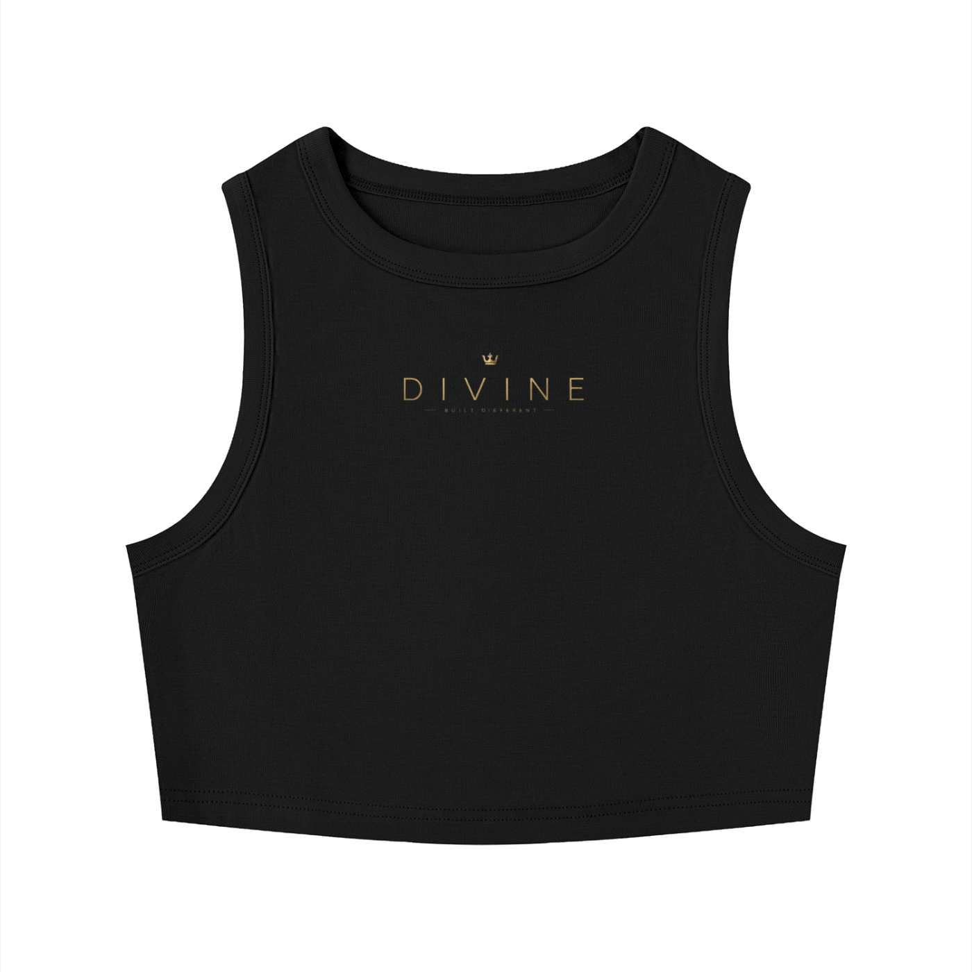 Women's Tight Crewneck Crop Tank Top