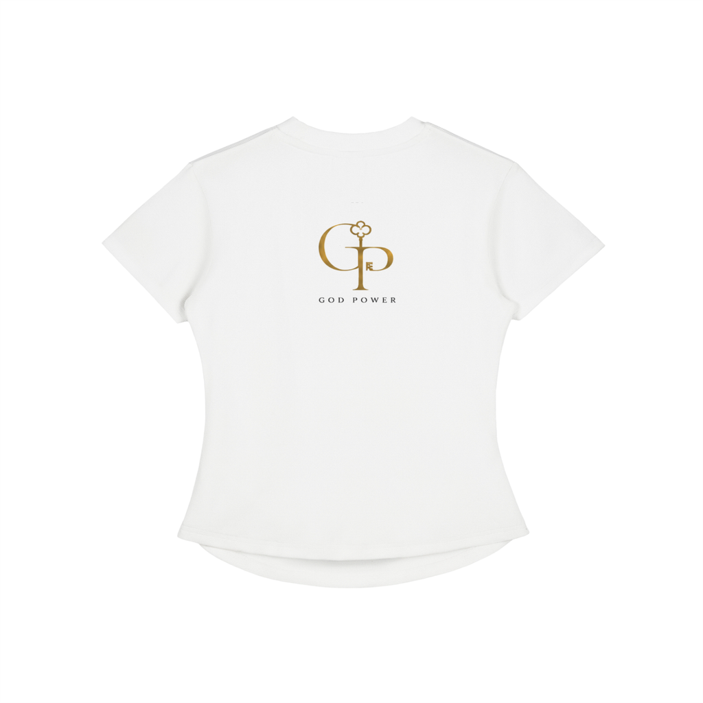Vintage Washed Bodycon Cotton T-Shirt