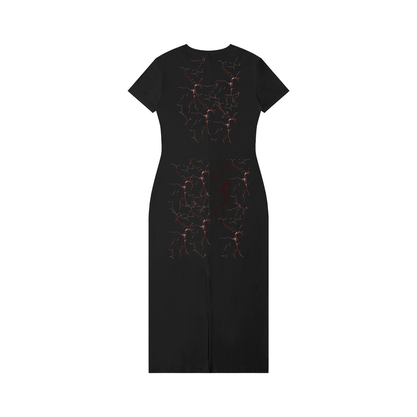 Women's V-Neck Short Sleeve Maxi Dress