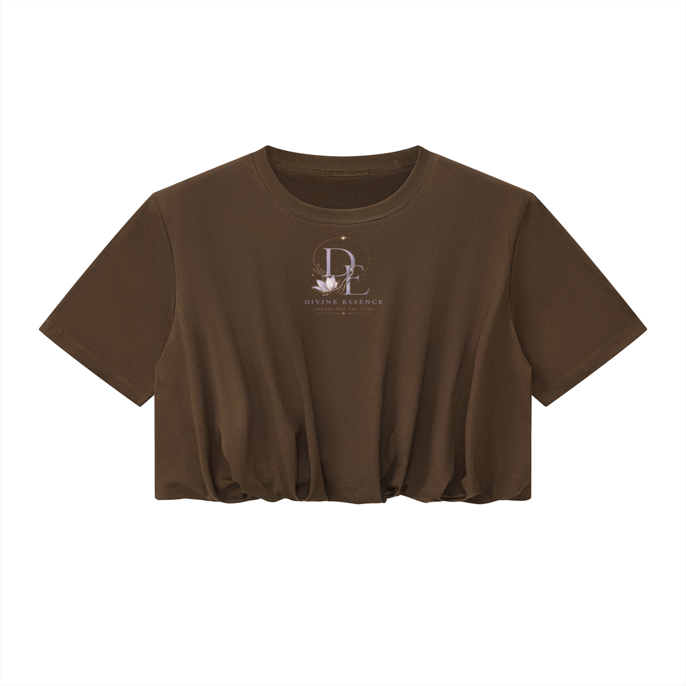 Women’s Crop Bubble Hem T-Shirt