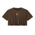 Women’s Crop Bubble Hem T-Shirt