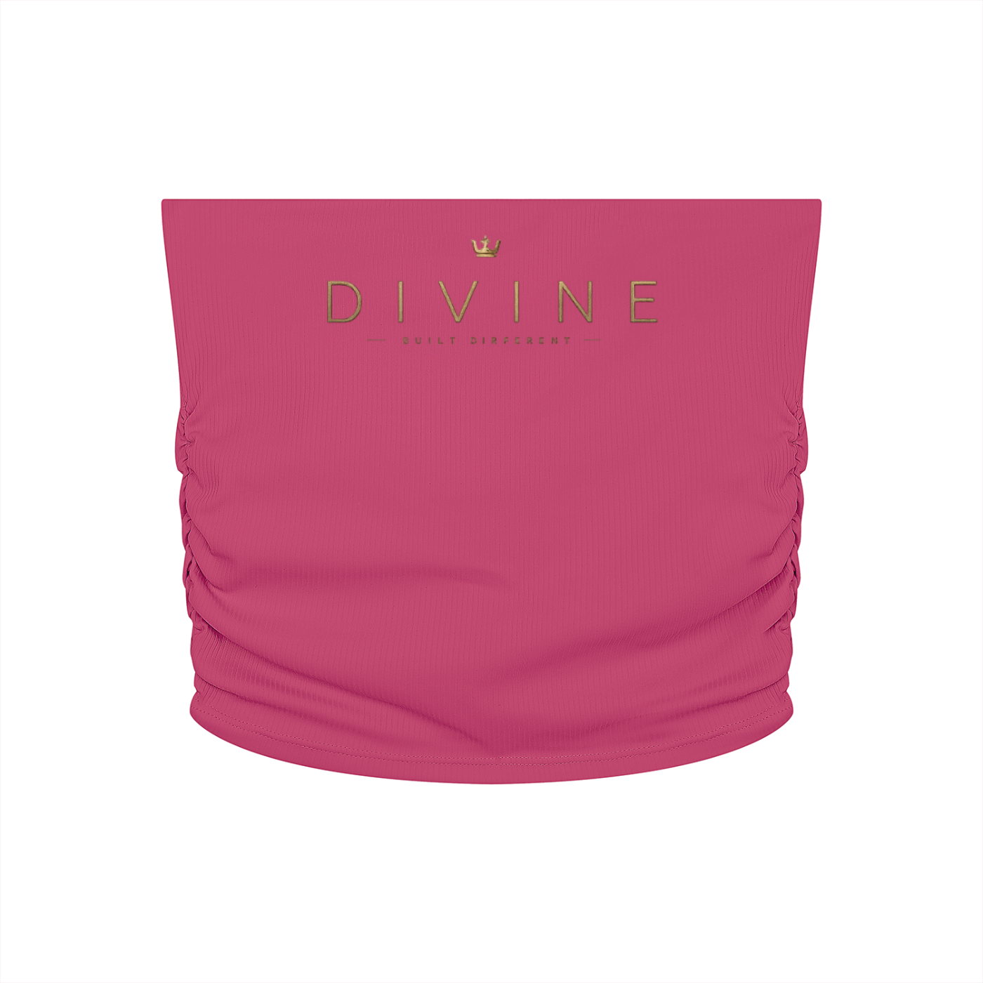 Women’s Ruched Cropped Yoga Tube Top