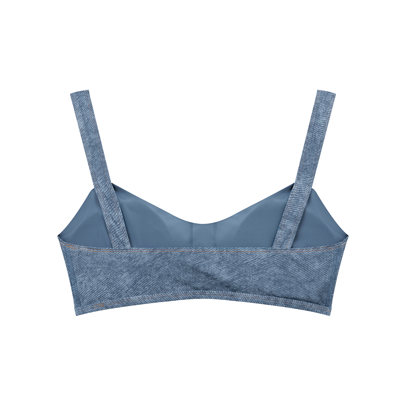 Women's Faux Denim Sports Bra